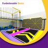 Bettaplay Adventure Indoor Park Kids Rope Course Playground Ninja Course with Trampoline Supplier