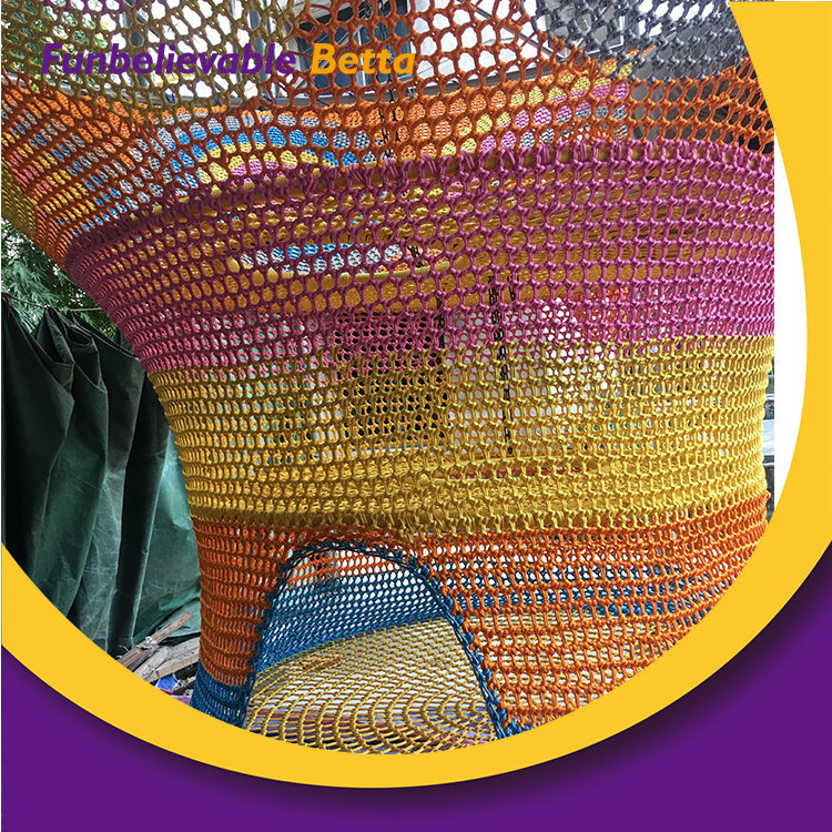 Bettaplay Indoor Playground Kid Rainbow Crochet Climbing Nets for Indoor Playground Kids Playground