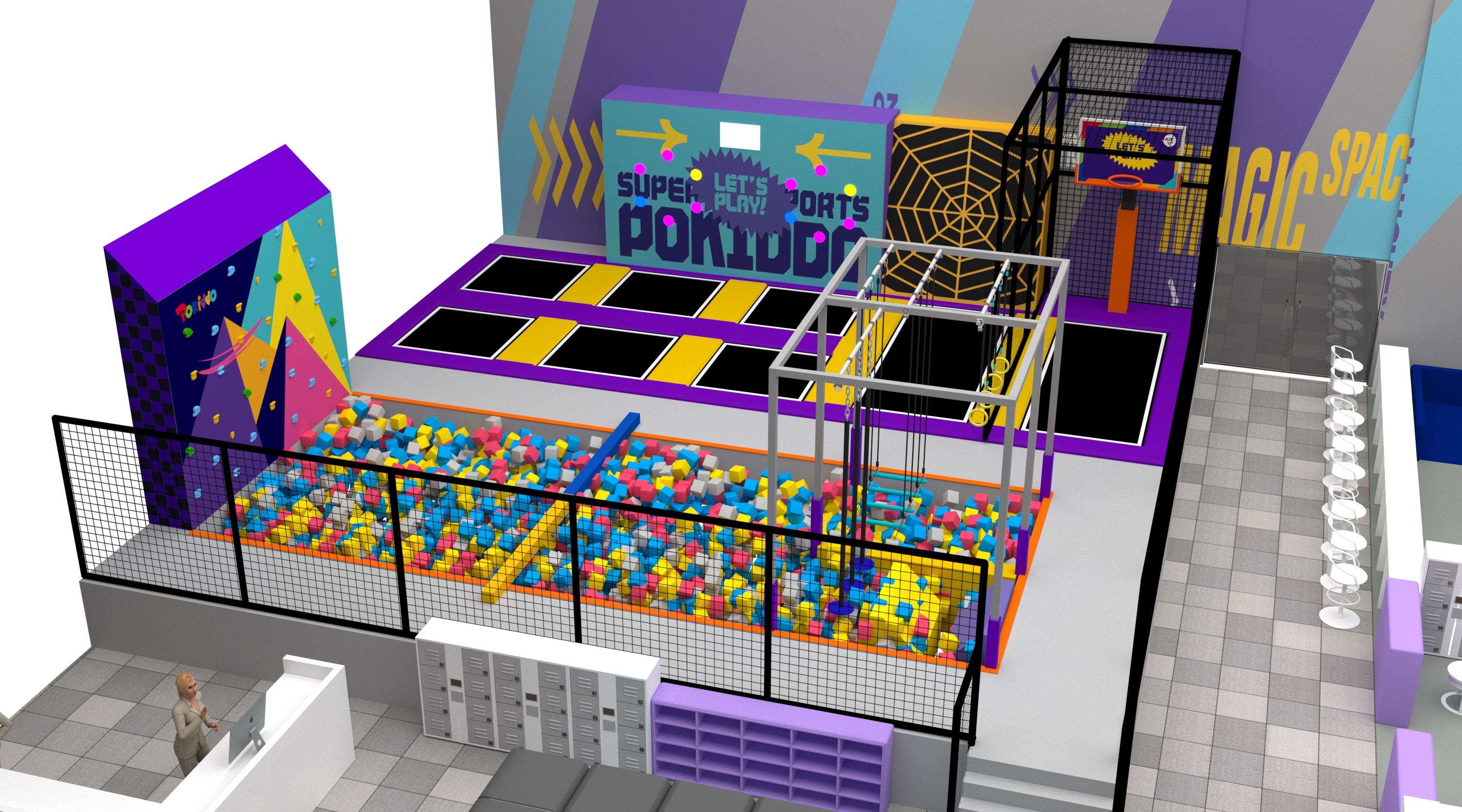 indoor trampoline park indoor trampoline park