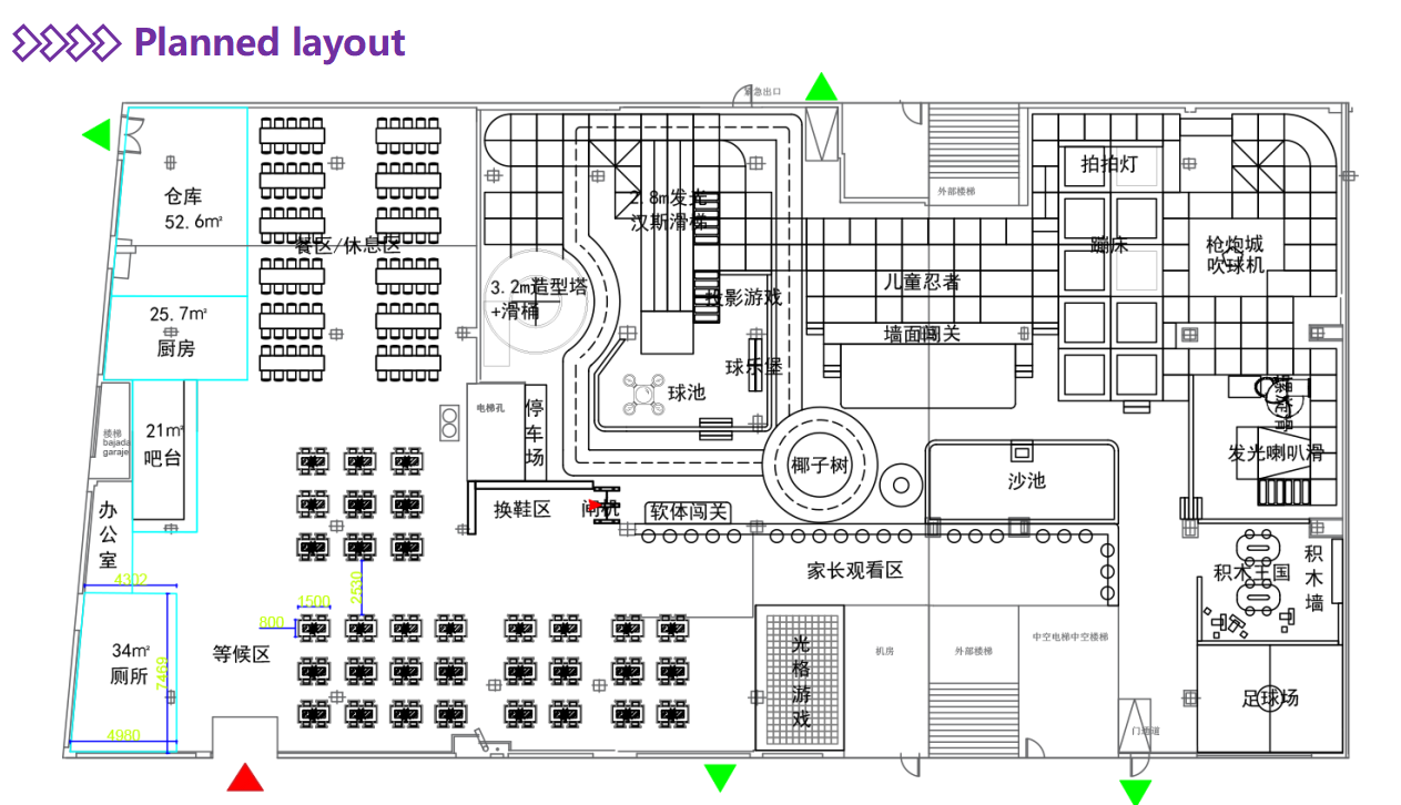 Indoor Amusement Park Planning Map Indoor Amusement Park Planning Map