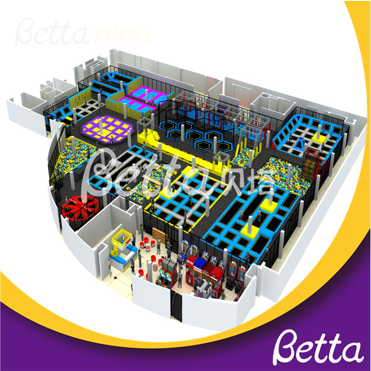 Bettaplay New Design Trampolines Professional Park for Indoor Playground