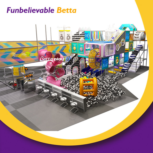 Bettaplay Children Indoor Plastic Playhouse Amusement Park Naughty Fort Indoor Playground For Kids