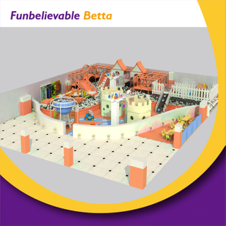 Bettaplay popular kids play space toddler indoor playground equipment slide with ball pit