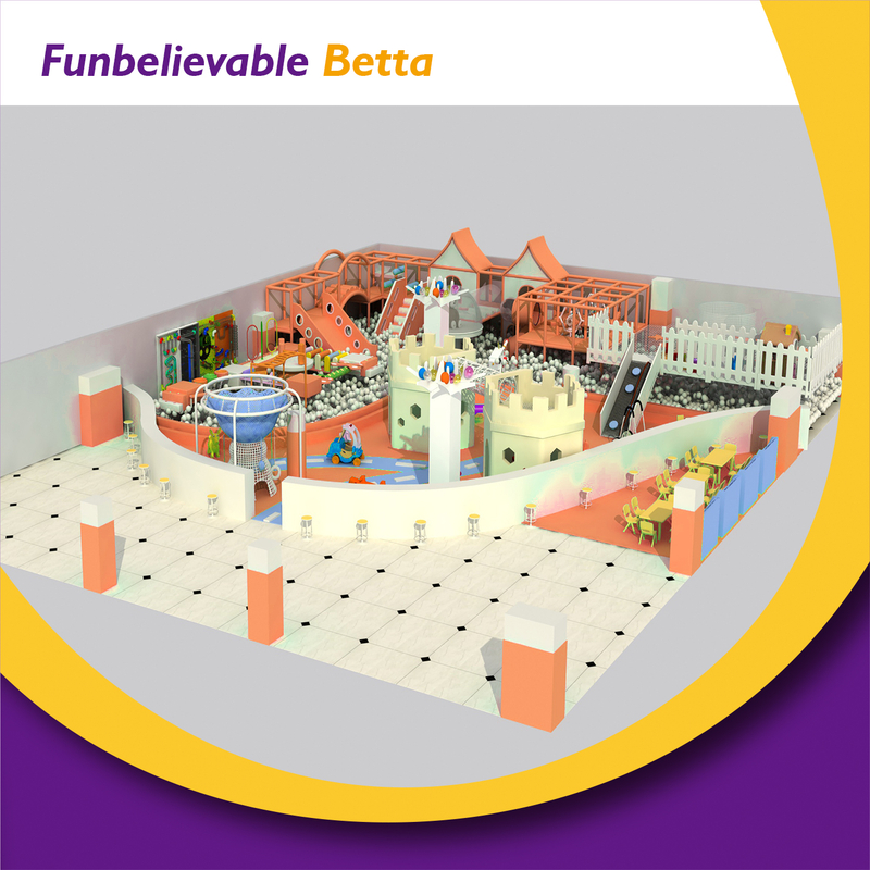 Bettaplay popular kids play space toddler indoor playground equipment slide with ball pit