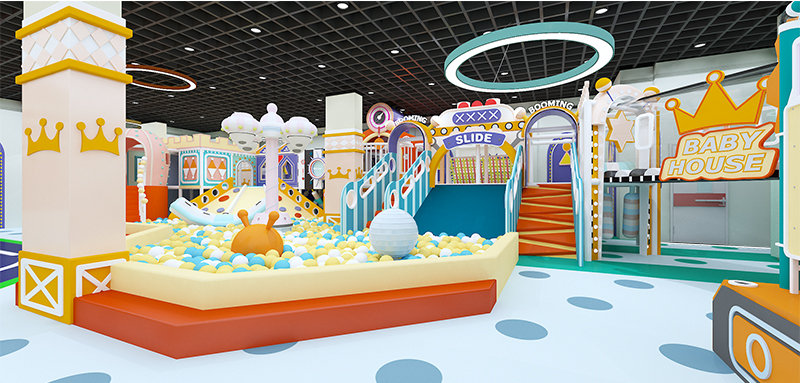 Niños Comerciales de equipos de juegos en interiores
