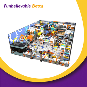 Bettaplay ocean themed Indoor Playground Equipment Small Indoor Slide with Ocean Ball Pool Soft Play Facilities for mall