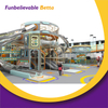 Bettaplay 3600 SQM Vibrant Orange Trendy Indoor Trampoline Park Sky-High Rock Climbing Indoor Challenge Adventure Zone
