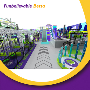 Bettaplay 3275 Sqm Commercial Indoor Playground Trampoline with Slide for Custom Design and Creative Kids