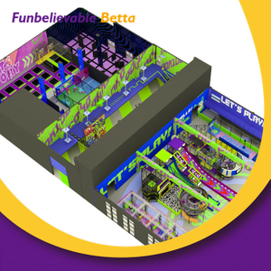 Bettaplay 2000Sqm Custom Theme Indoor Playground Space Adult Toddler Children Home Castle Kids Playground Set Equipment
