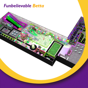 Bettaplay 2380 Sqm Sports & Entertainment Amusement Park Facilities Indoor Amusement Equipment Indoor Playground Commercial One-Stop Kids Indoor Playground Soft Play Center Customized Theme Park Equi