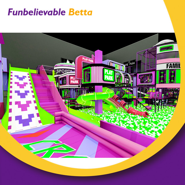 2600 sqm Custom Themed Indoor Children's Playground Soft Play Equipment Slide 