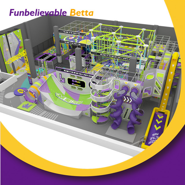 Bettaplay 800sqm Commercial Indoor Soft Playground Equipment for Kids