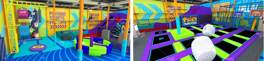 indoor trampoline park