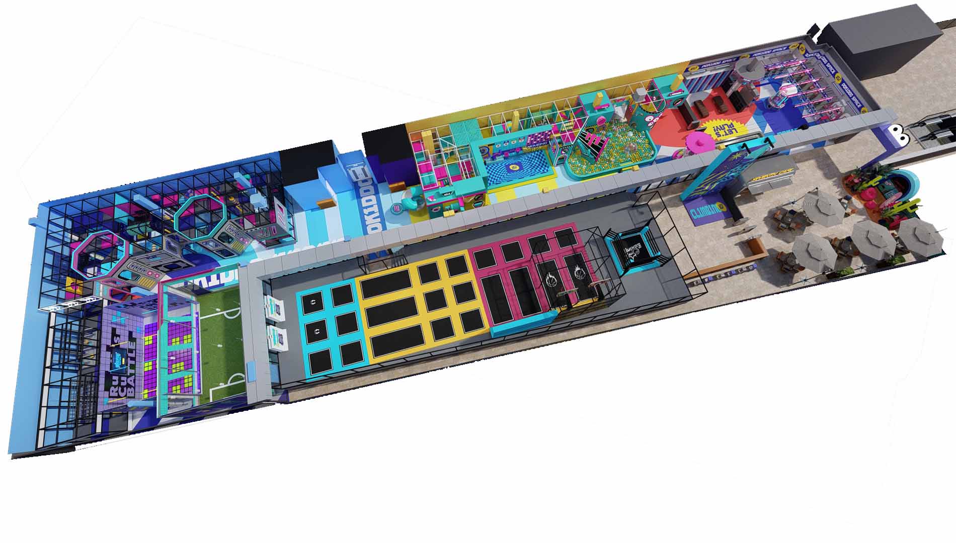 Pokiddo Commercial Indoor Amusement Park: Design Casebook Volume 4 - Spain Project Design Case - 1500 Square Meters