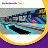 Bettaplay 1900SQM Purple Trendy Dream-Themed Indoor Kids Trampoline Equipment Multi-Slide Ball Pit Entertainment Center Park