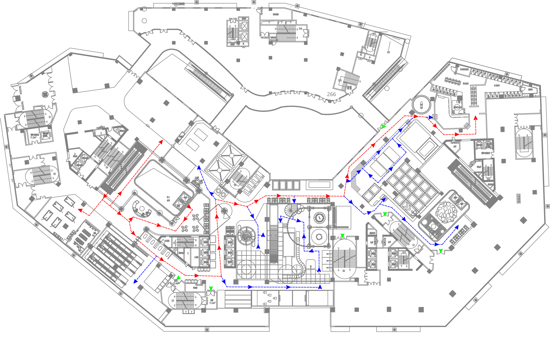 Indoor amusement park planning