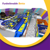 Bettaplay 868 SQM Space Theme Indoor Playground Interactive Basketball& Ninja Challenge Trampoline Park Equipment for Kids