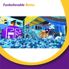 Bettaplay 3000 SQM Active Trampoline Park Rope Net Combine with Naughty Castle Indoor Playground Play Area