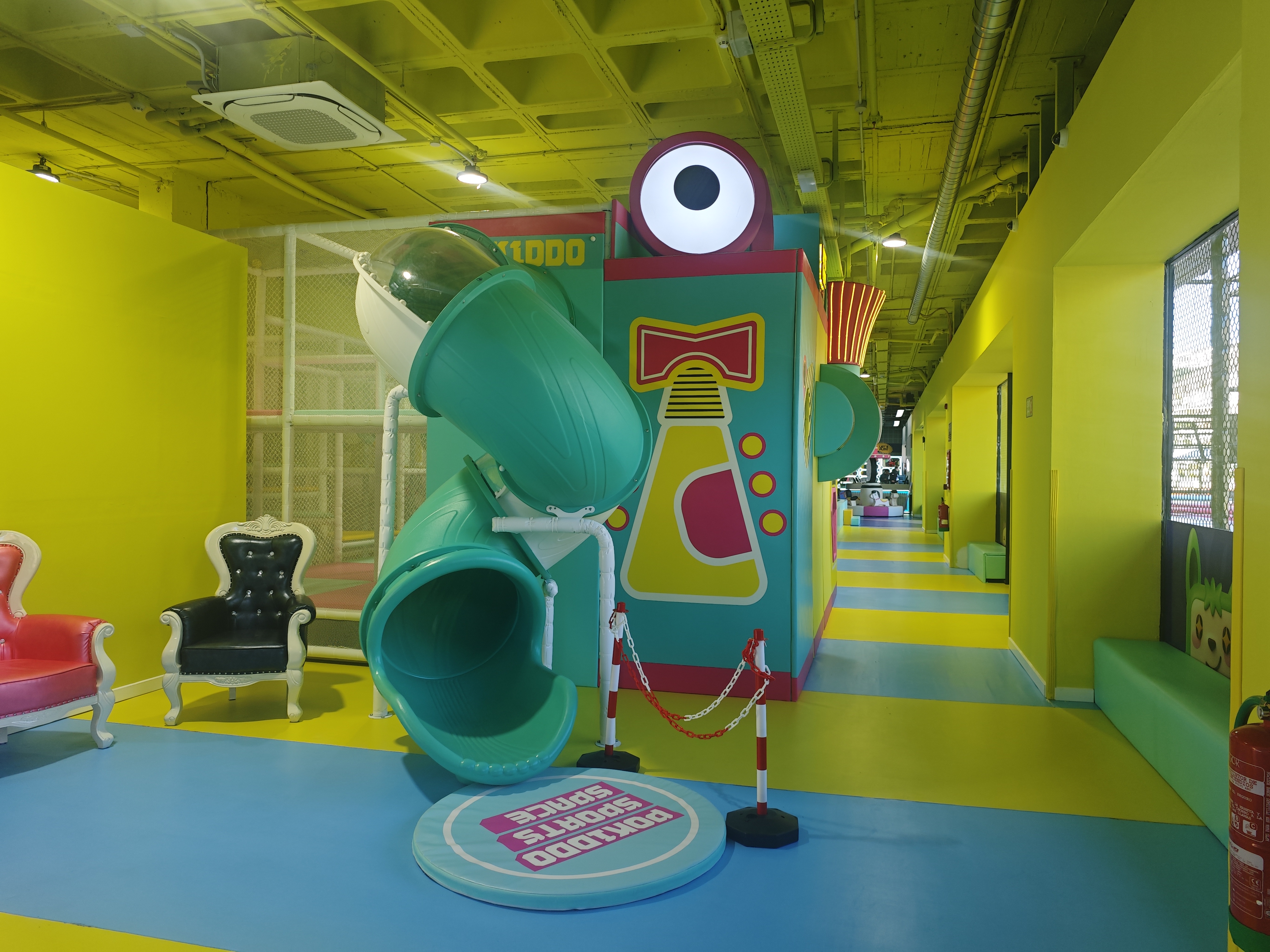 indoor playground slide