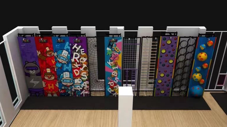 Pokiddo Real Case: Wall Climbing Game in The Sport Park in Korea