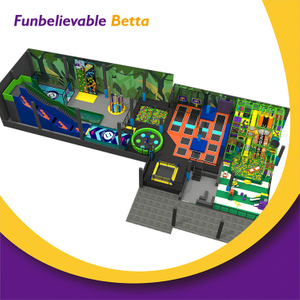 Bettaplay 655sqm Forest-Themed Indoor Playground Trampoline Park Equipment - Durable And Fun