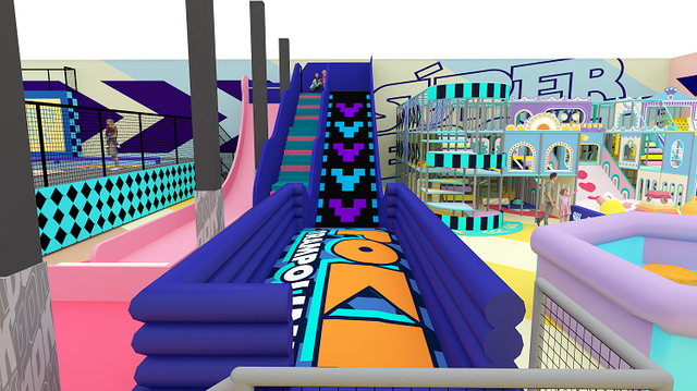 Bettaplay 2290SQM Indoor Trampoline Park Child-Friendly Manufacture for Children's Entertainment