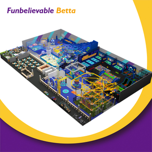 Bettaplay 2052 SQM Indoor Kids Integrated Playground Indoor Rock-Climbing Courage-Building Challenges High-Altitude Expansion