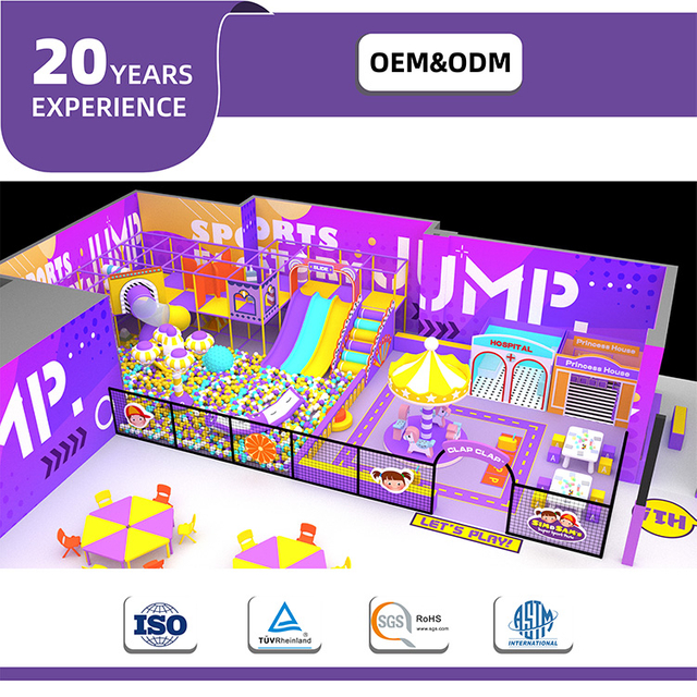 BetTaplay 760SQM comercial de juegos suave y interno tobogán para niños Diseño de plástico para centros comerciales