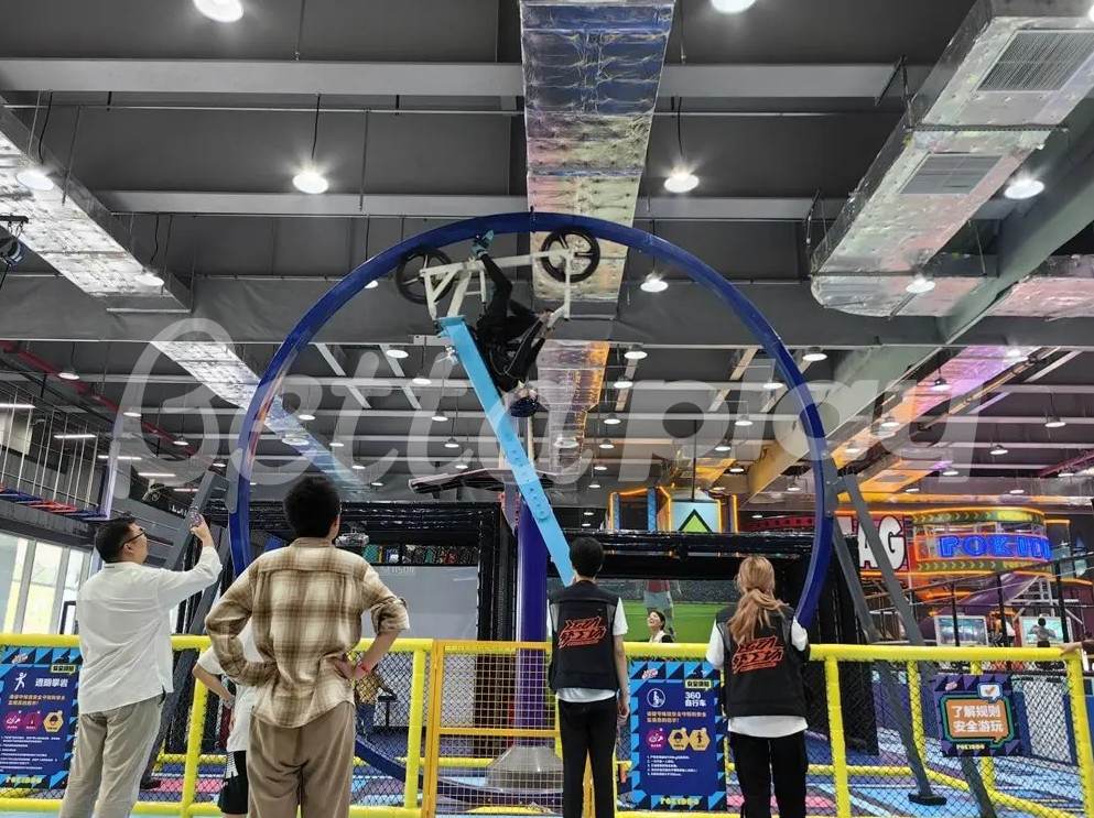 indoor playground 360 bicycle