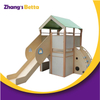 Kids Small Outdoor Cheap Playhouse Wooden With Slide