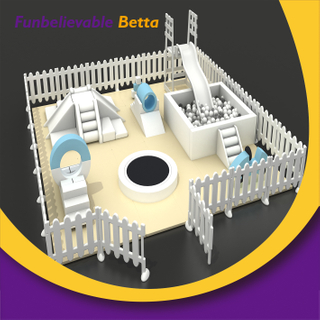 Monochrome Indoor Outdoor Playground Baby Soft Play Equipment Sets