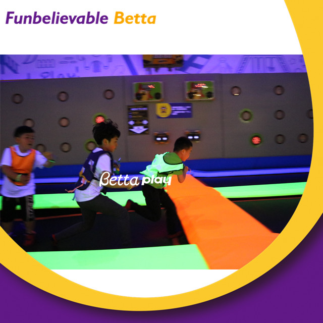 Bettaplay Fluorescent Factory Price Commercial Equipment Trampoline Park For Sale 