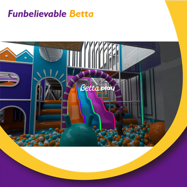 Bettaplay Ocean Themed Commercial Playground Equipment Supplier Kids Indoor Playground For Shopping Mall Restaurant