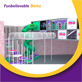 High Quality Kids Space Theme Indoor Playground with Big Slides for Sale