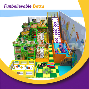 Bettaplay Customizable Forest Themed Indoor Playground Equipment for mall