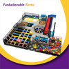 Bettaplay 895㎡ Indoor Sports Kids Trampoline Playground with Soft Indoor Playground Slide And Foam Pit