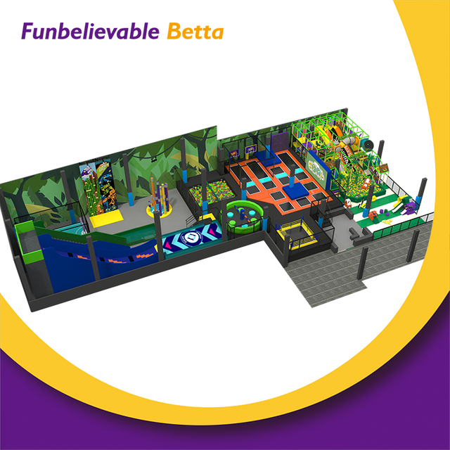 Bettaplay 655sqm Forest-Themed Indoor Playground Trampoline Park Equipment - Durable And Fun