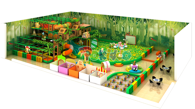 POKIDDO 350sqm Indoor Playground Design Case for UK Kids