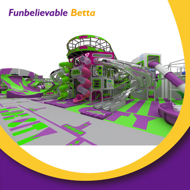 Bettaplay 2400Sqm Commercial One-Stop Kids Indoor Playground Soft Play Center Customized Theme Park Equipment