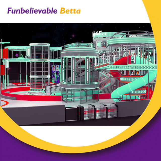 Bettaplay 3600 Sqm Custom Large Indoor Playground Set for Kids Soft Play Center with Slide Ball Pit Tunnel Children's Role Play House