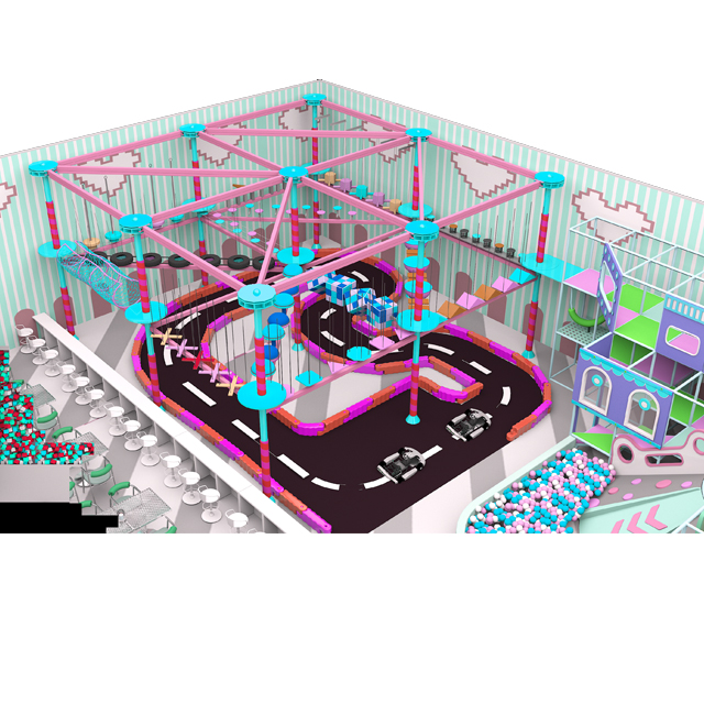 high rope course indoor playground 