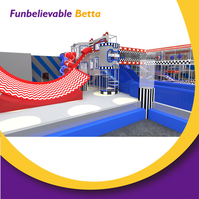 Bettaplay 8739 sqm Modern Custom Amusement Park Equipment Kids Indoor Playground With Ball Pit