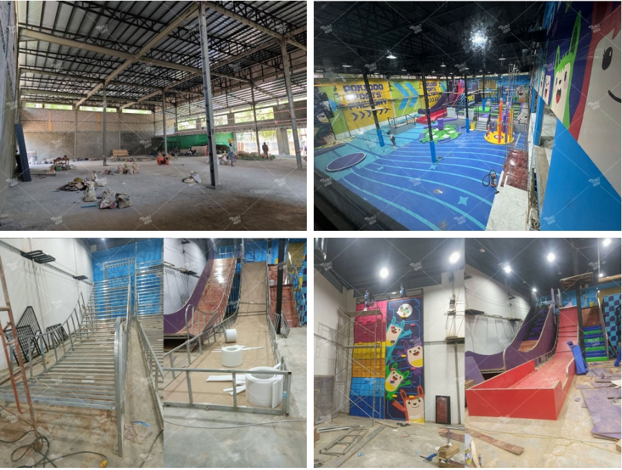 indoor playground installation