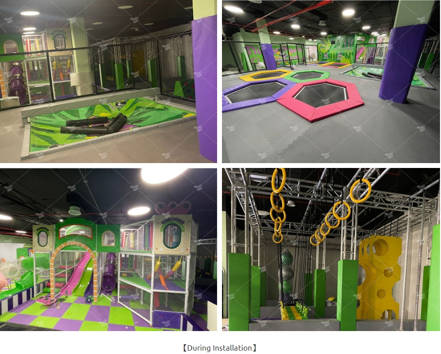 indoor playground installation