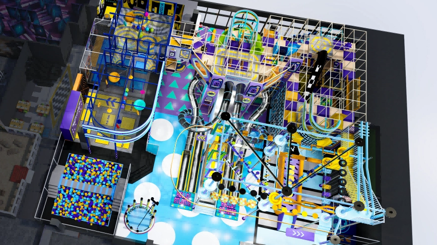 Pokiddo Design Case Study: A Dynamic Indoor Playground in Jiangmen for Kids and Teens