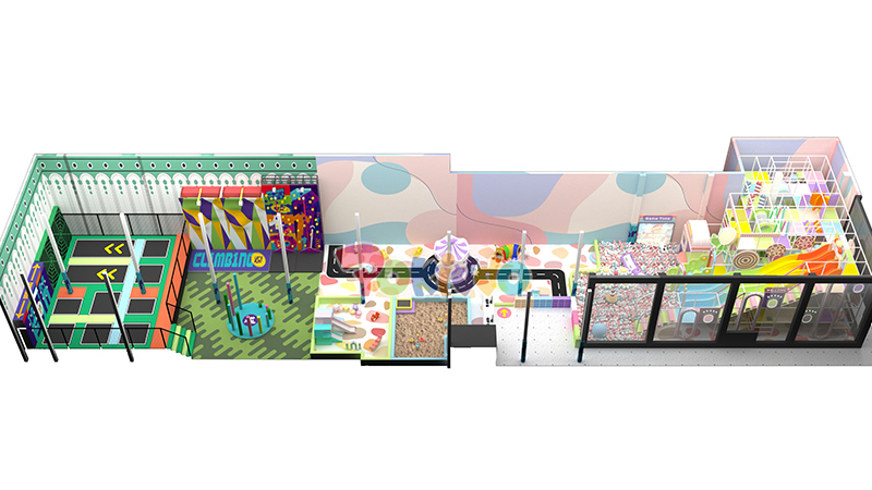 532SQM Indoor Playground Design for All Ages in South Africa: Ideal for Infants, Children & Teenagers