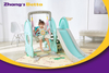 Modest Style Pastel Home Stay New Design Best Quality & Plastic Children Slide with Hoop Outdoor Playground Equipment Own Use