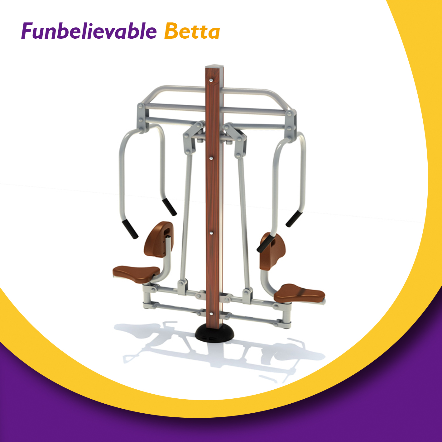 Bettaplay Outdoor Playground Wood-Plastic Composites Fitness Equipment Supplier