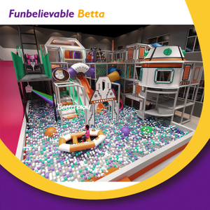 Bettaplay China Manufacturer Indoor Playground Equipment City Theme Naughty Castle 