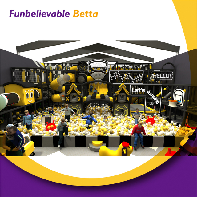 Equipo de parque infantil de BetTaplay NUEVO Diseño Interior Naughty Castle Kids Play Area Playground Equipment Slides